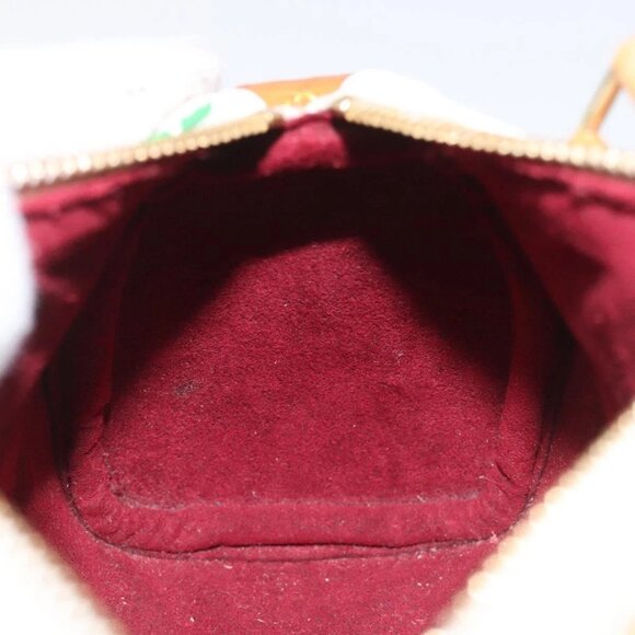 LOUIS VUITTON Monogram Multicolor Mini Speedy Hand Bag White M92645 Auth BA414AV - Picture 13 of 16